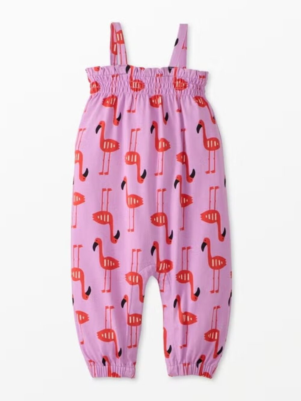Hanna Andersson Baby Print Shoulder Romper